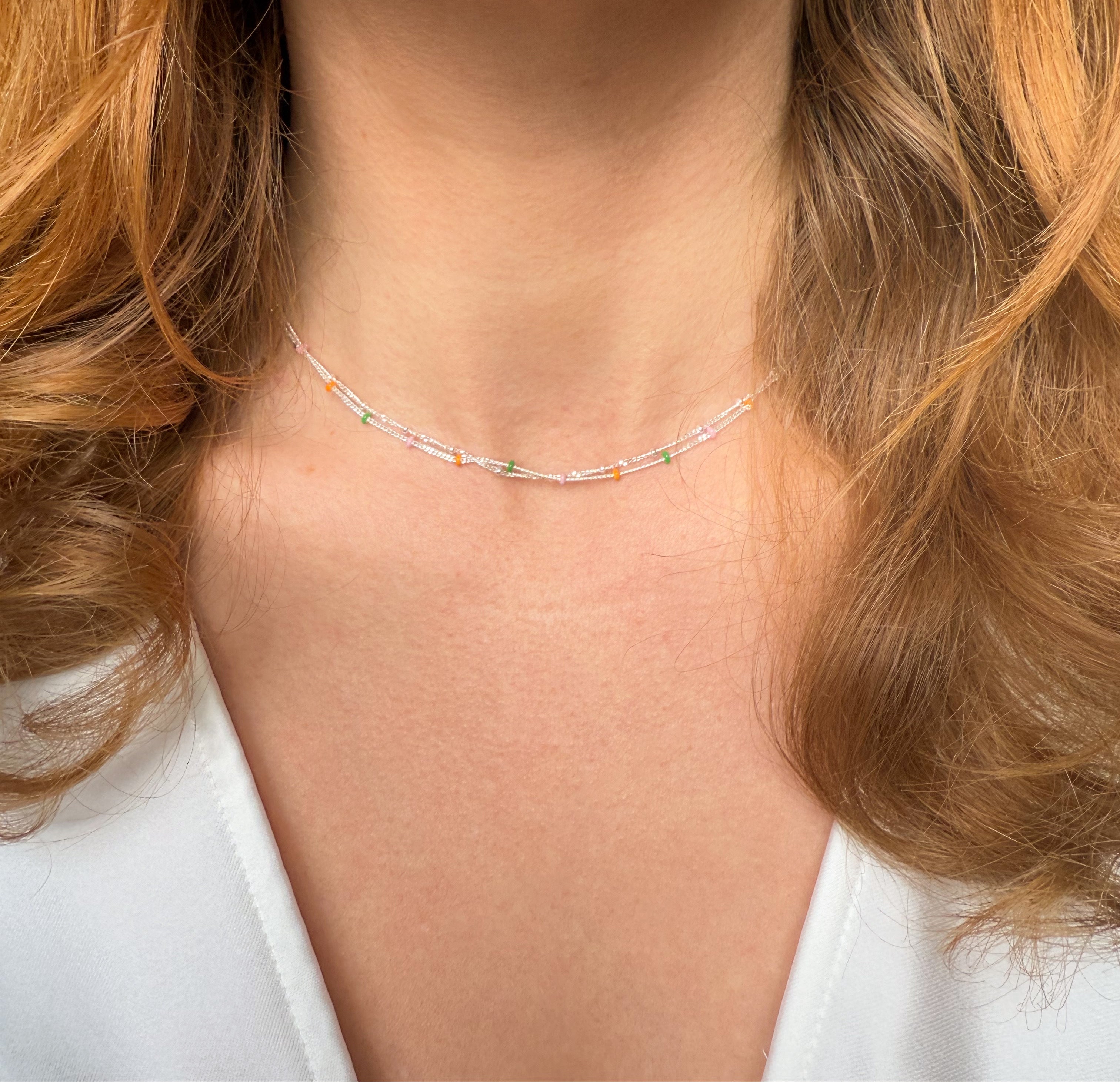 Dots Zilver Set