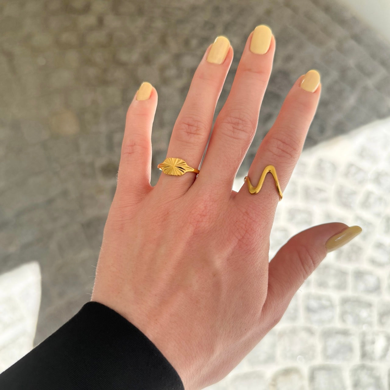 Zon Ovaal Signet Ring