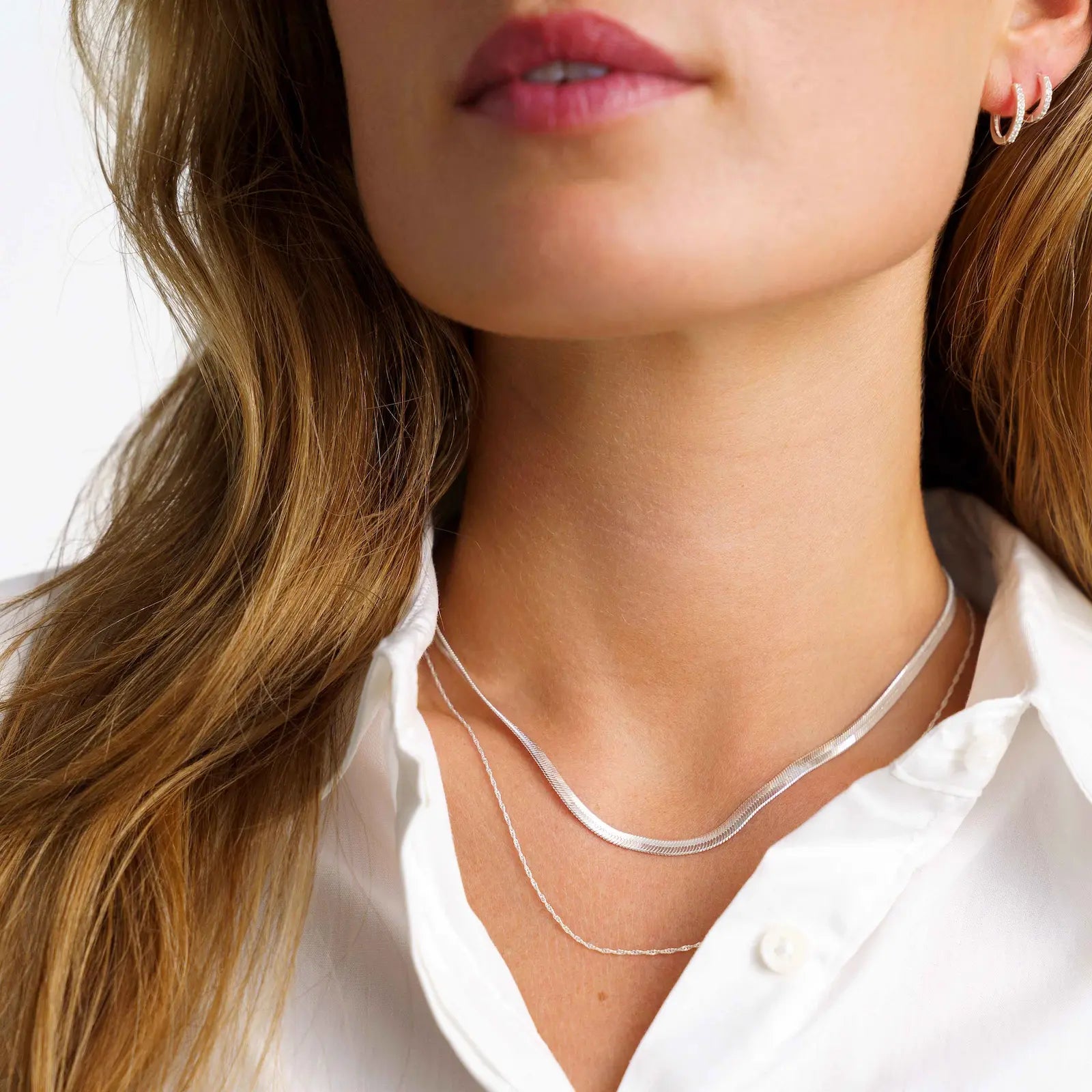 Platte Slangen Dangle Set