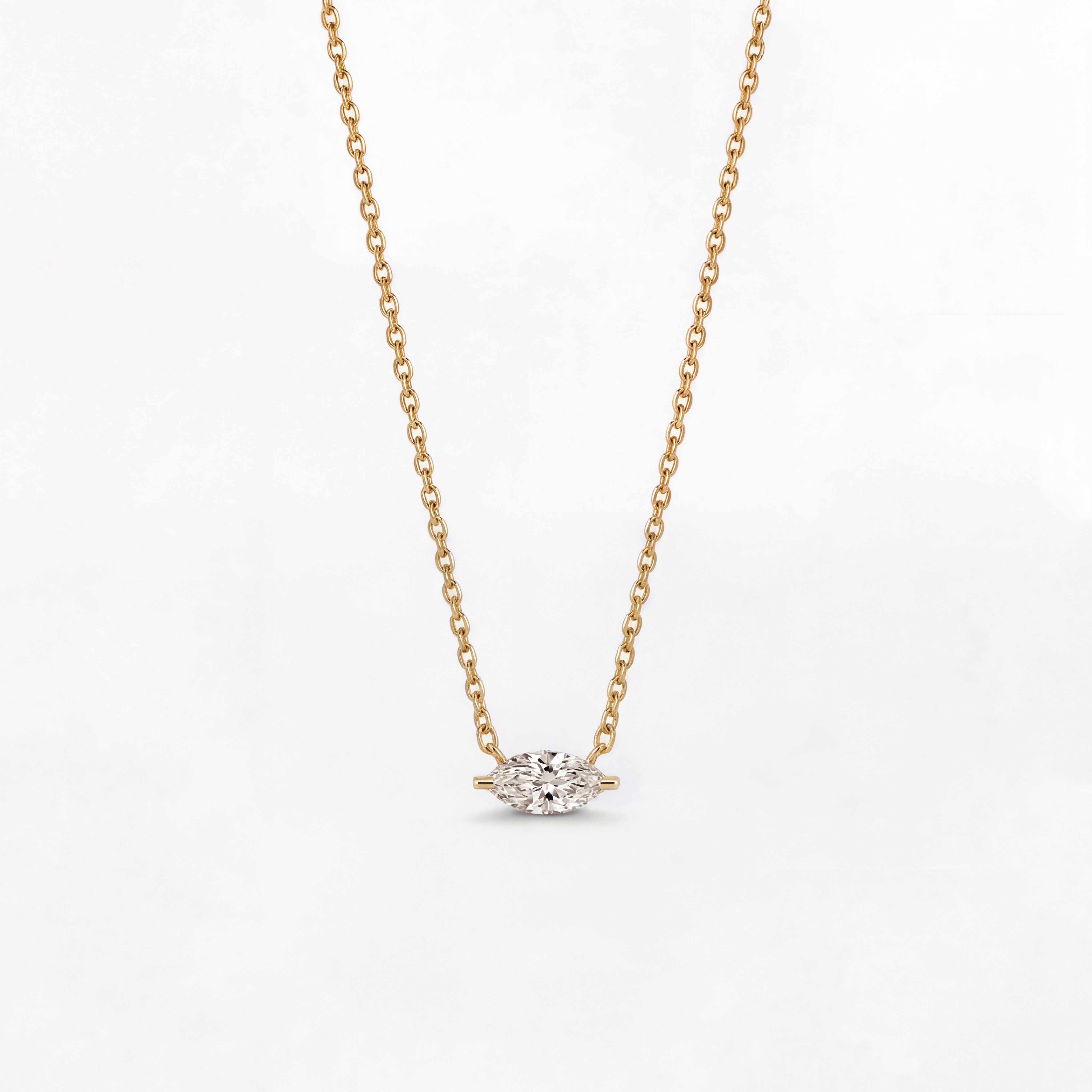 Marquise Kristal Halsketting