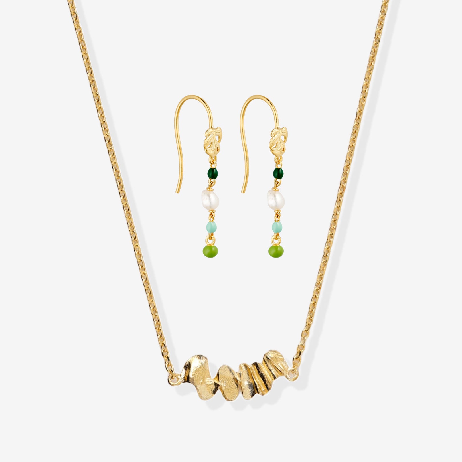 Wave Groene Dangle Set