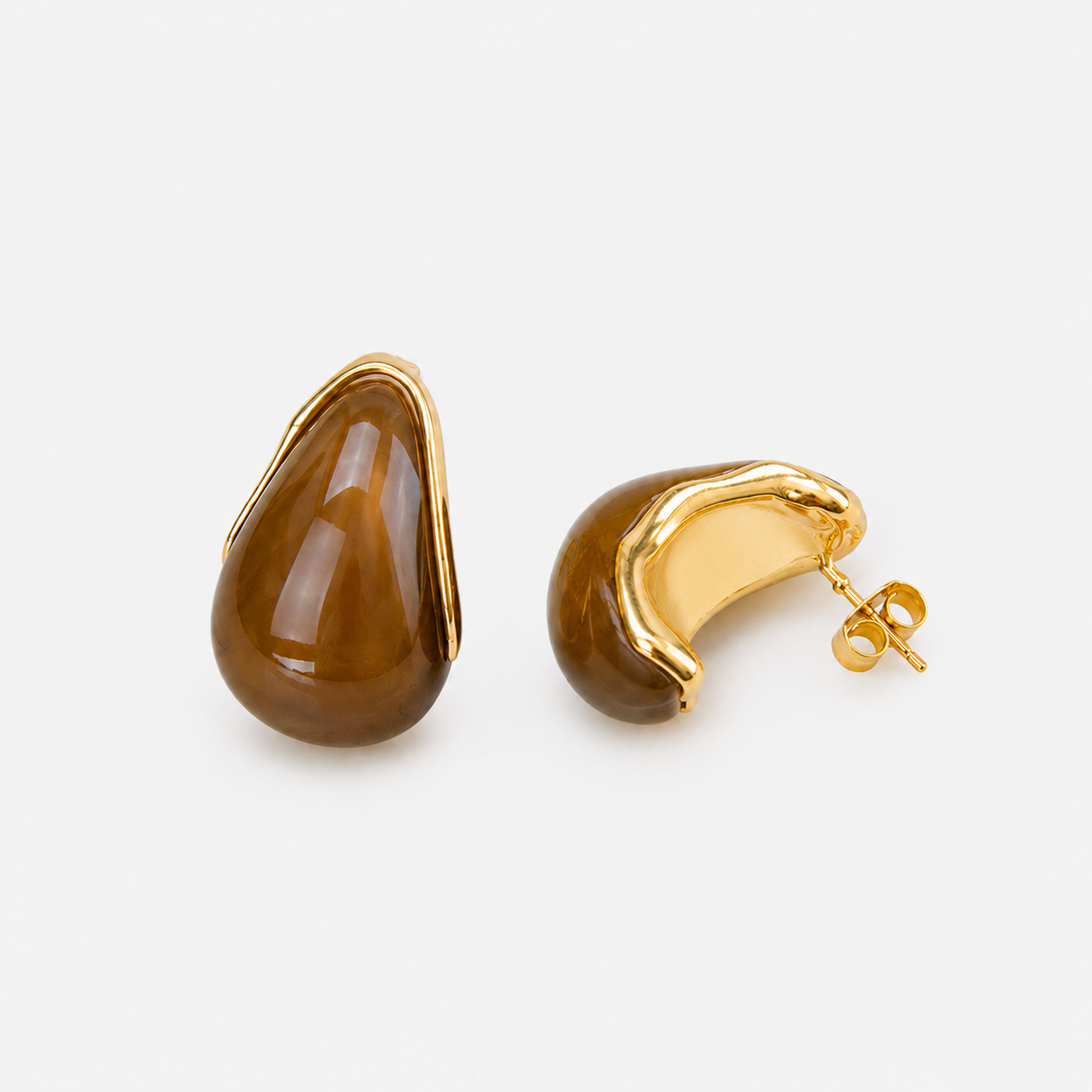 Siena Oorbellen Amber