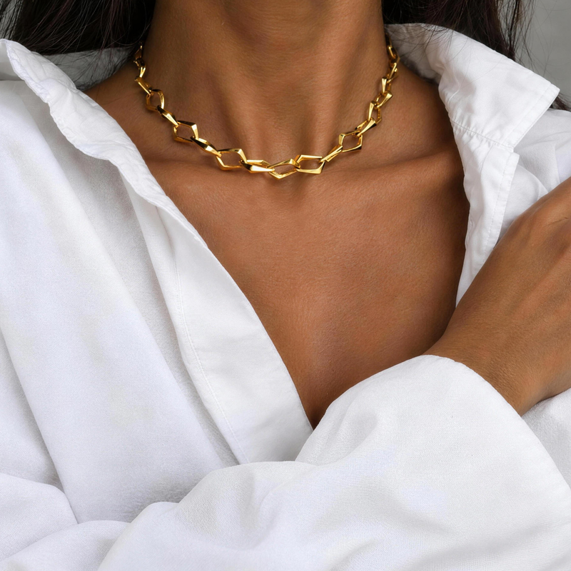 Chunky Ketting Verguld