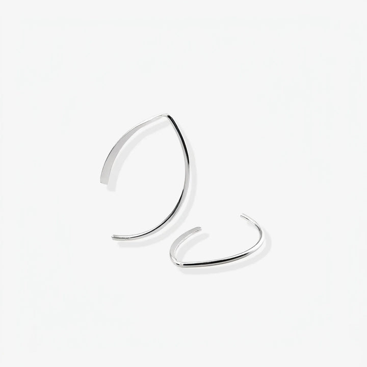 Curved Bar Γreringe SΓΈlv