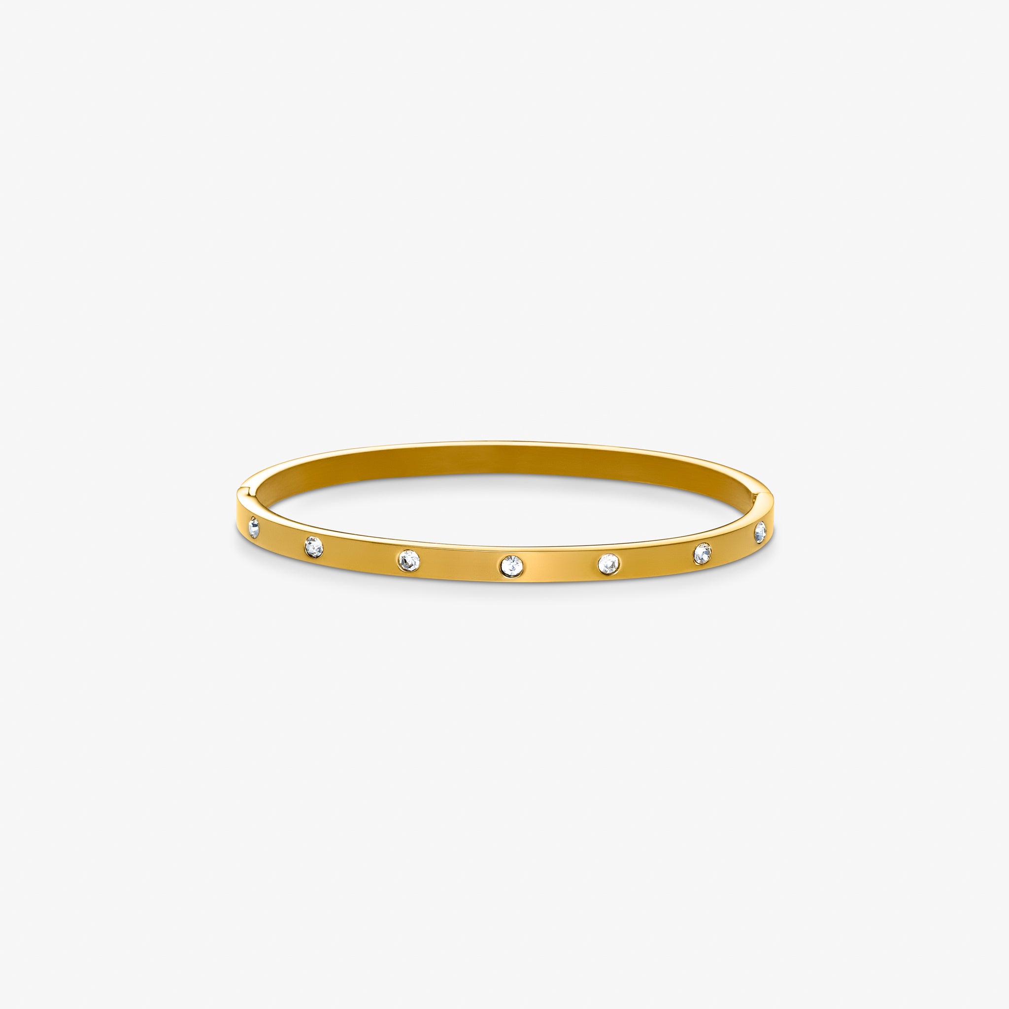 Classic Kristal Dot Armband Goudgeplateerd