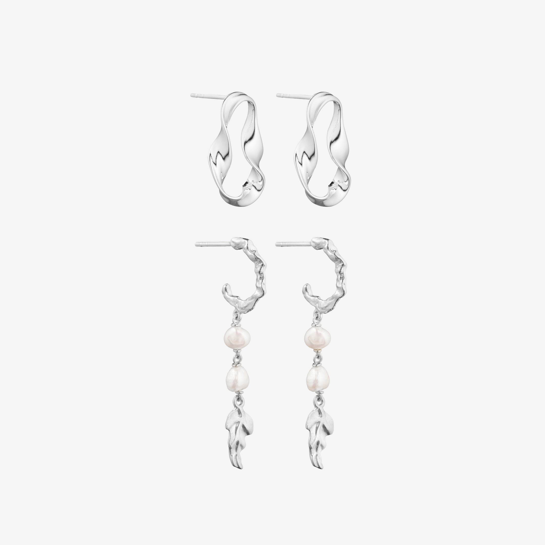 Golf Dangle Zilver Set