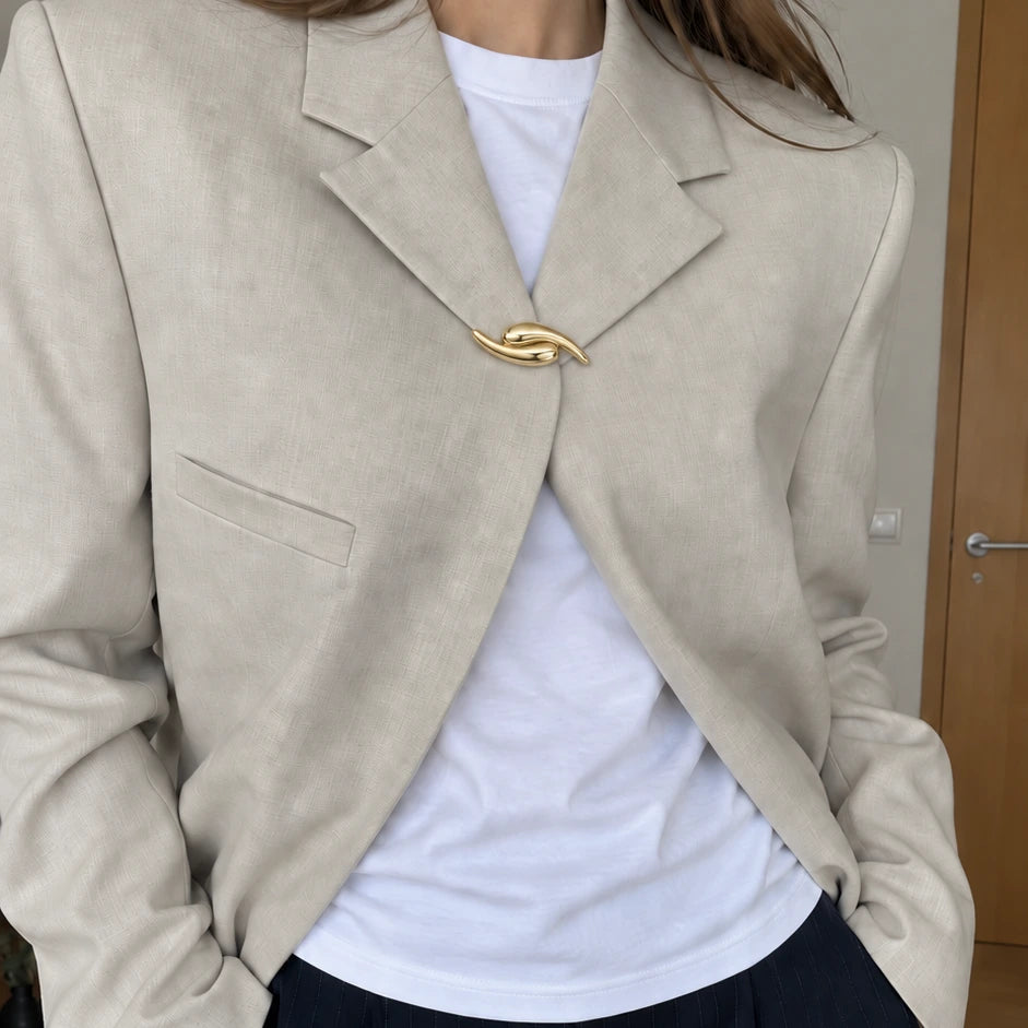 Mercury Broche Verguld β Sluit je blazer