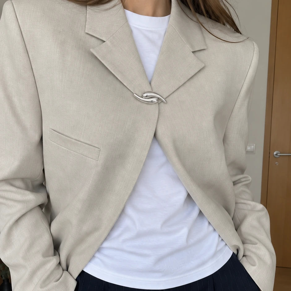 Mercury Broche Verzilverd β Sluit je blazer
