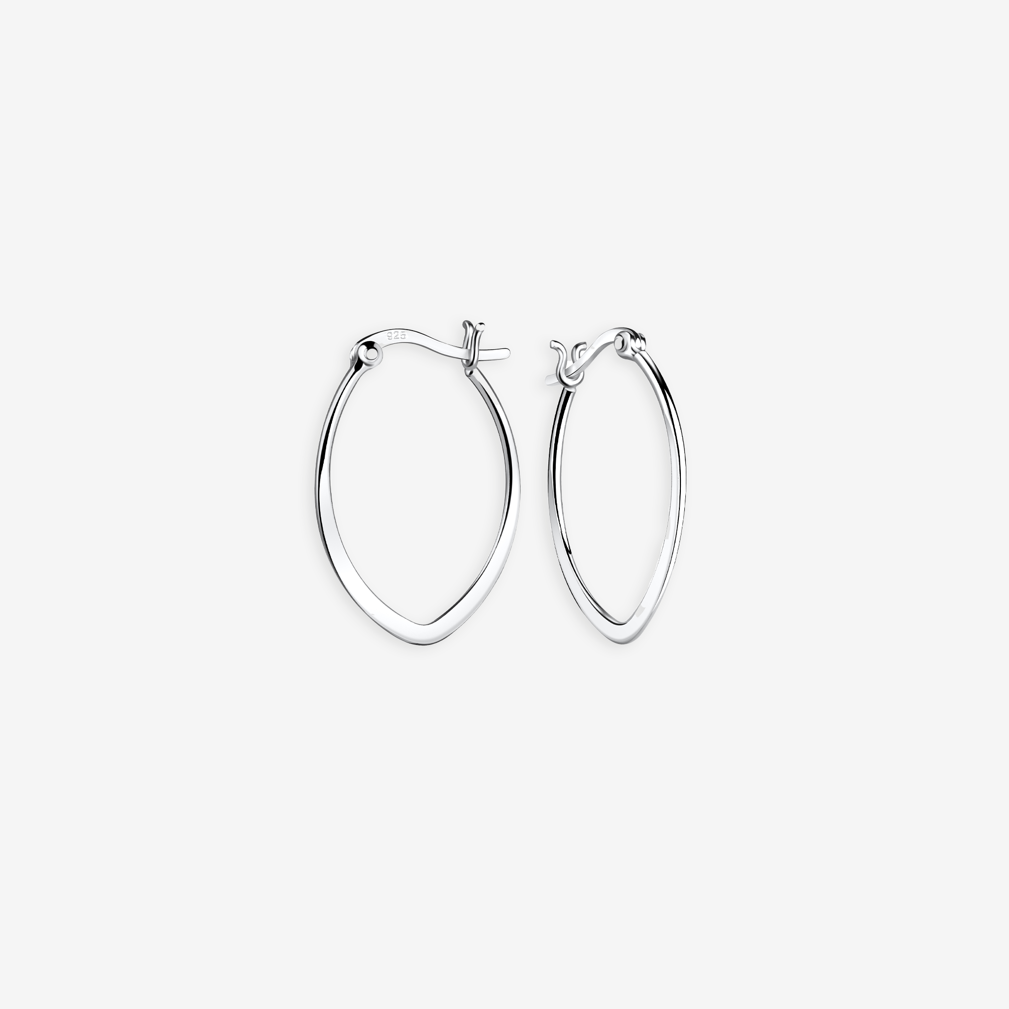 Franse Sluiting Platte Hoops