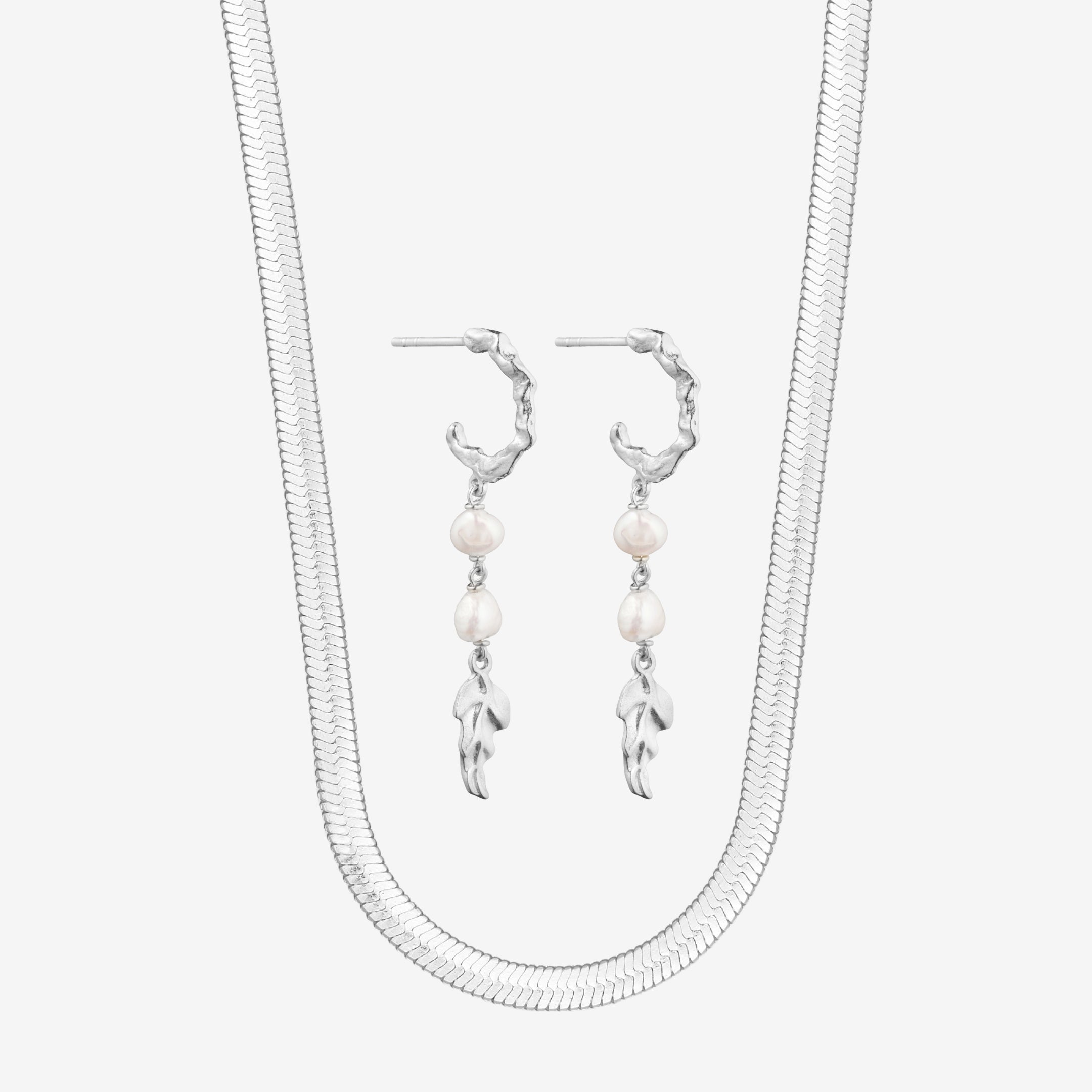 Platte Slangen Dangle Set