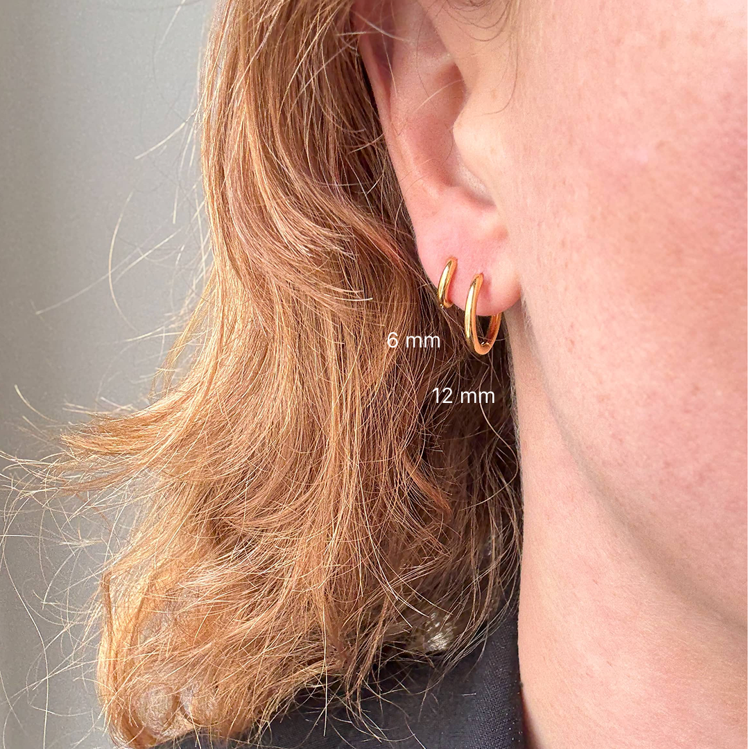 Classic Hoop 6 mm Verguld