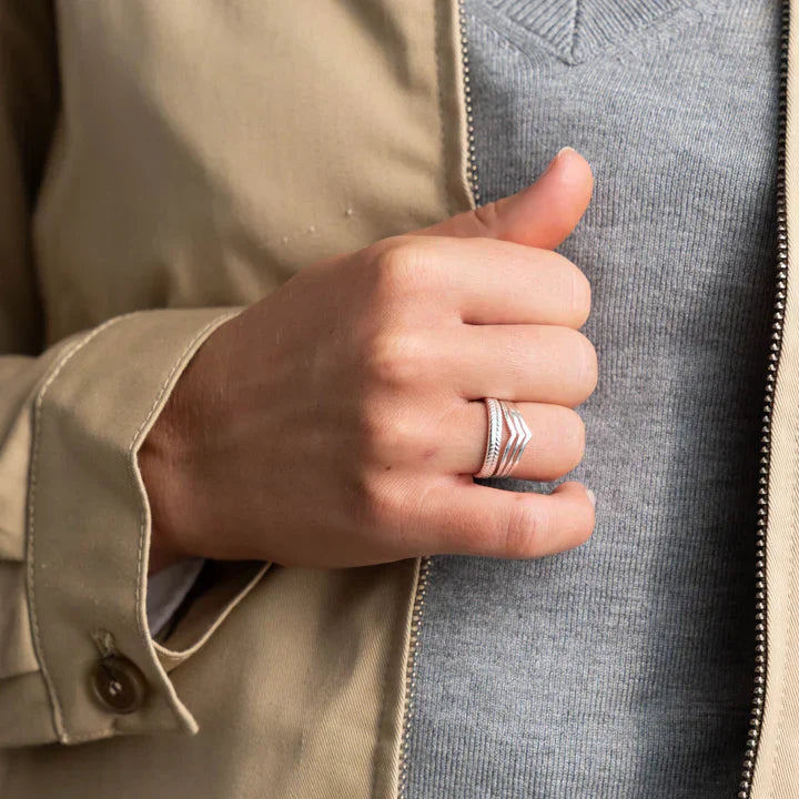 Hvidguld ring vs. sølvringe