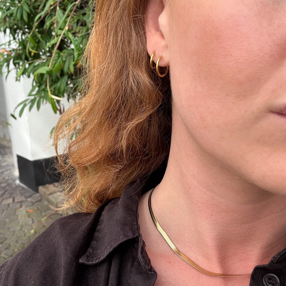 Classic Hoop 10 mm Verguld