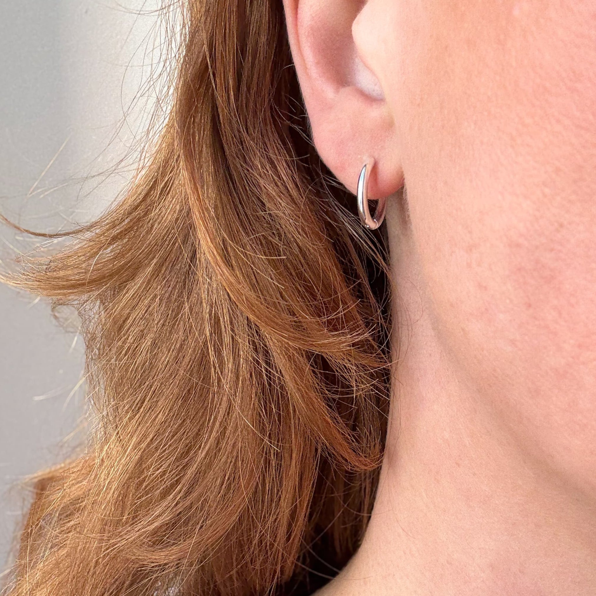 Classic Hoop 14 mm Zilver Verguld