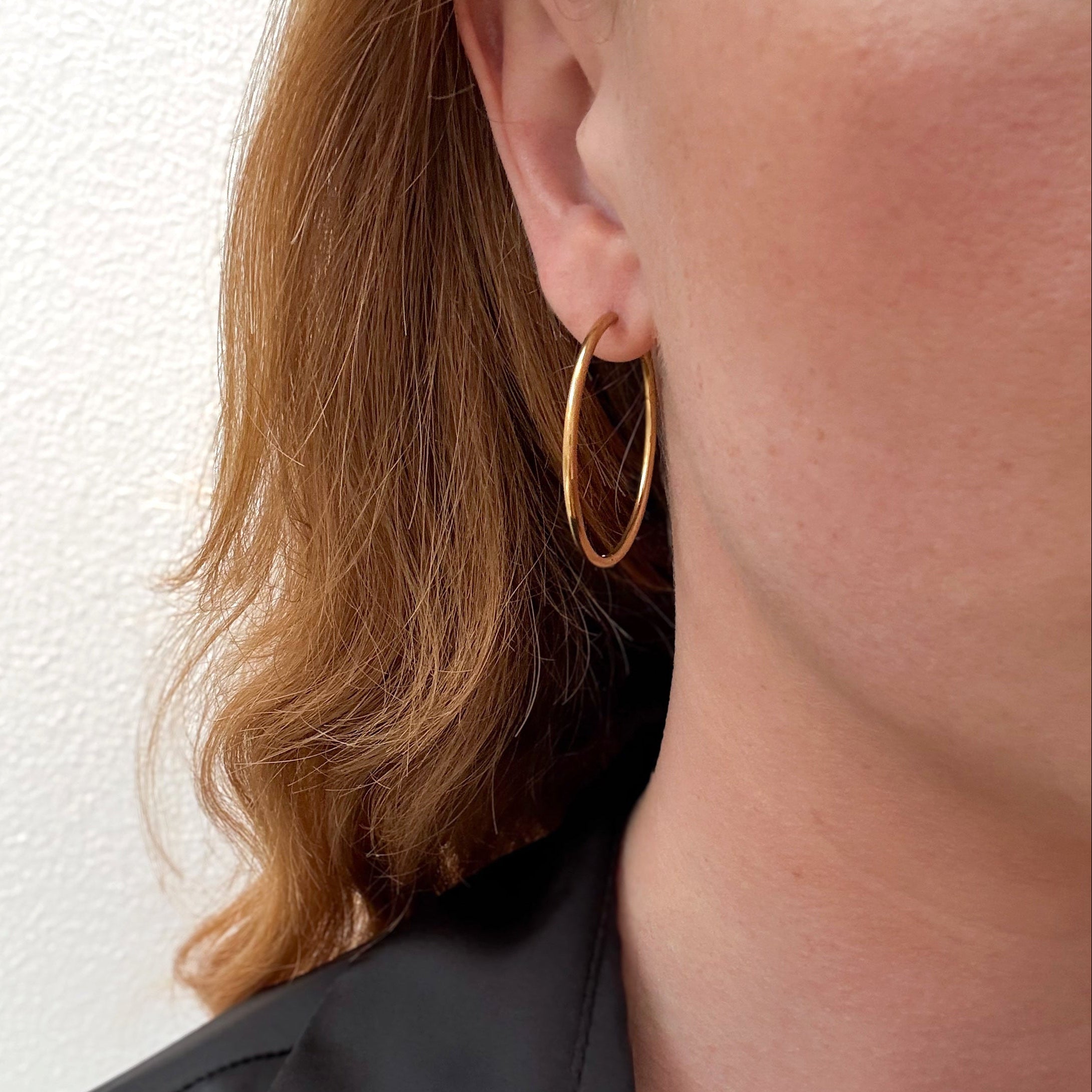 Classic Hoop 40 mm Verguld