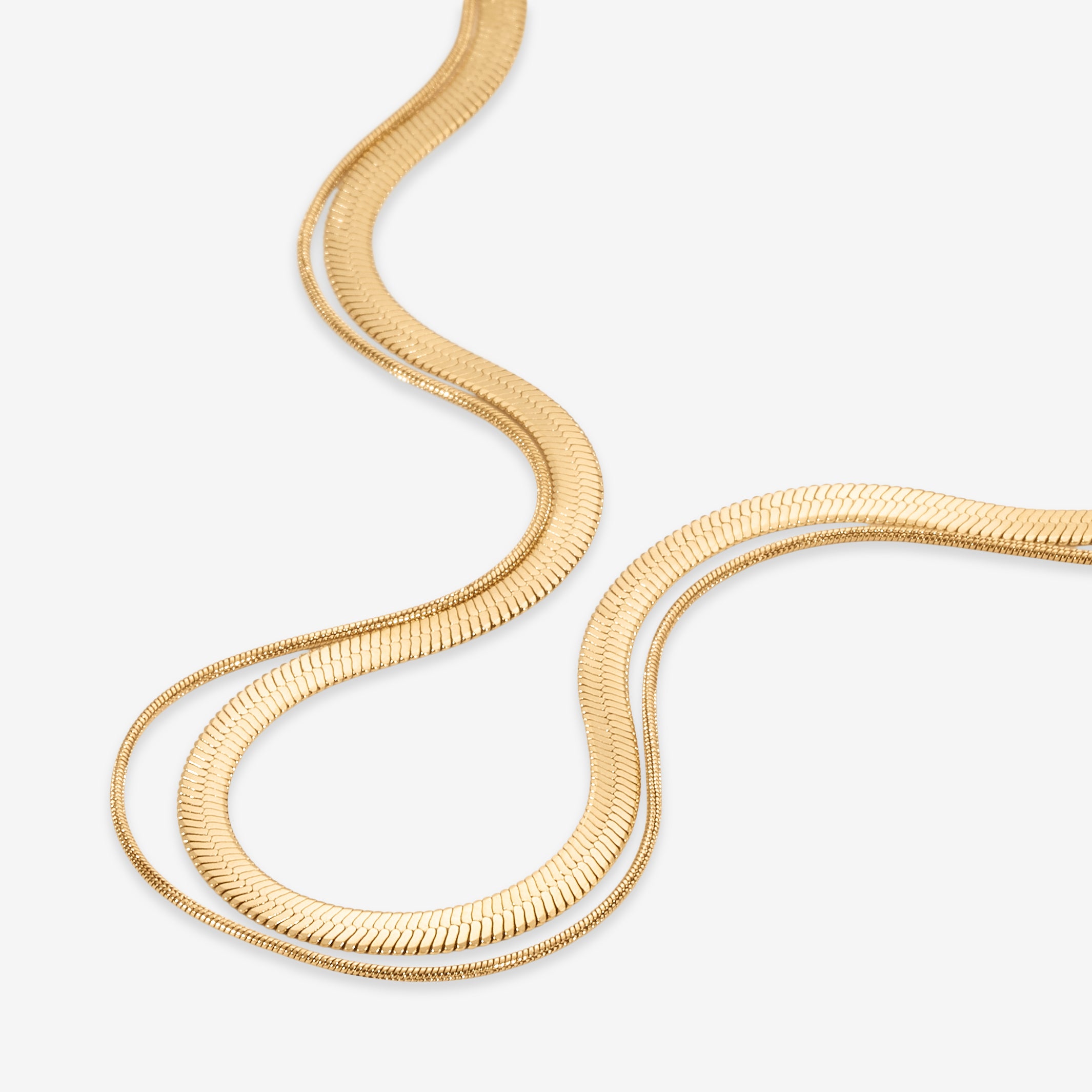 Dubbel Slang Hoop Set