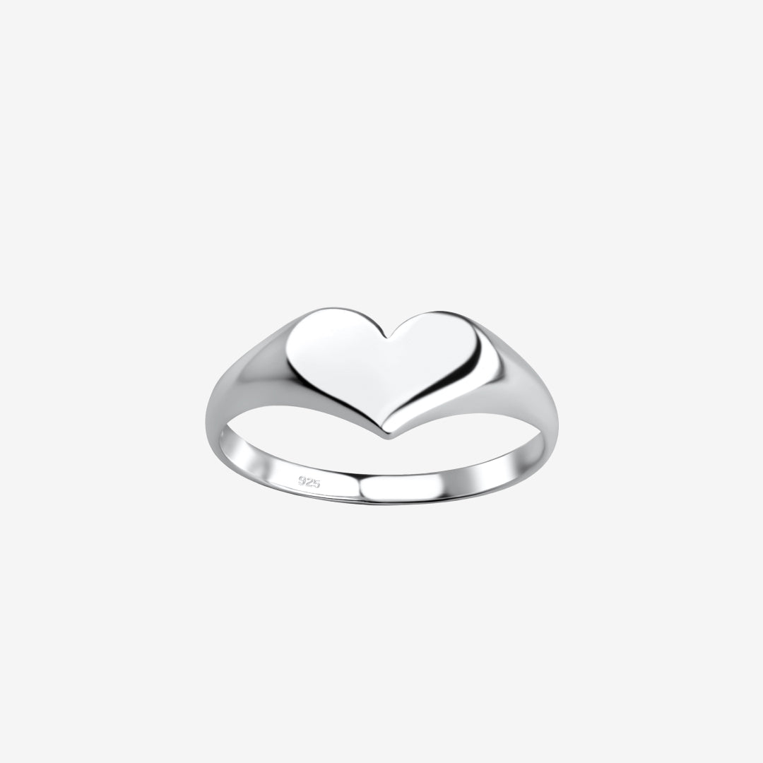 Massief Hart Ring