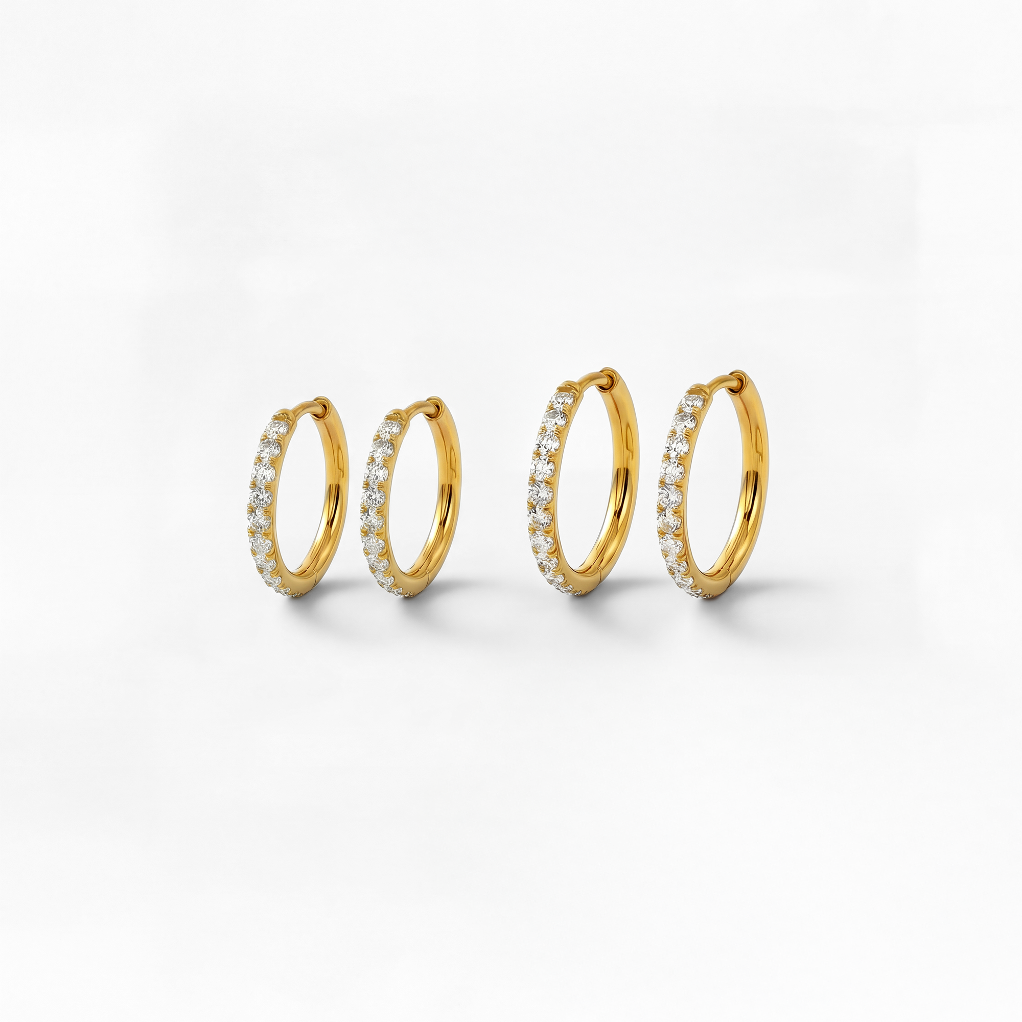 Kristal Dubbel Set 12-14 mm