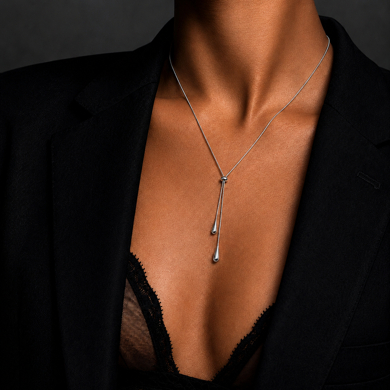 Slider Ketting Zilverkleurig