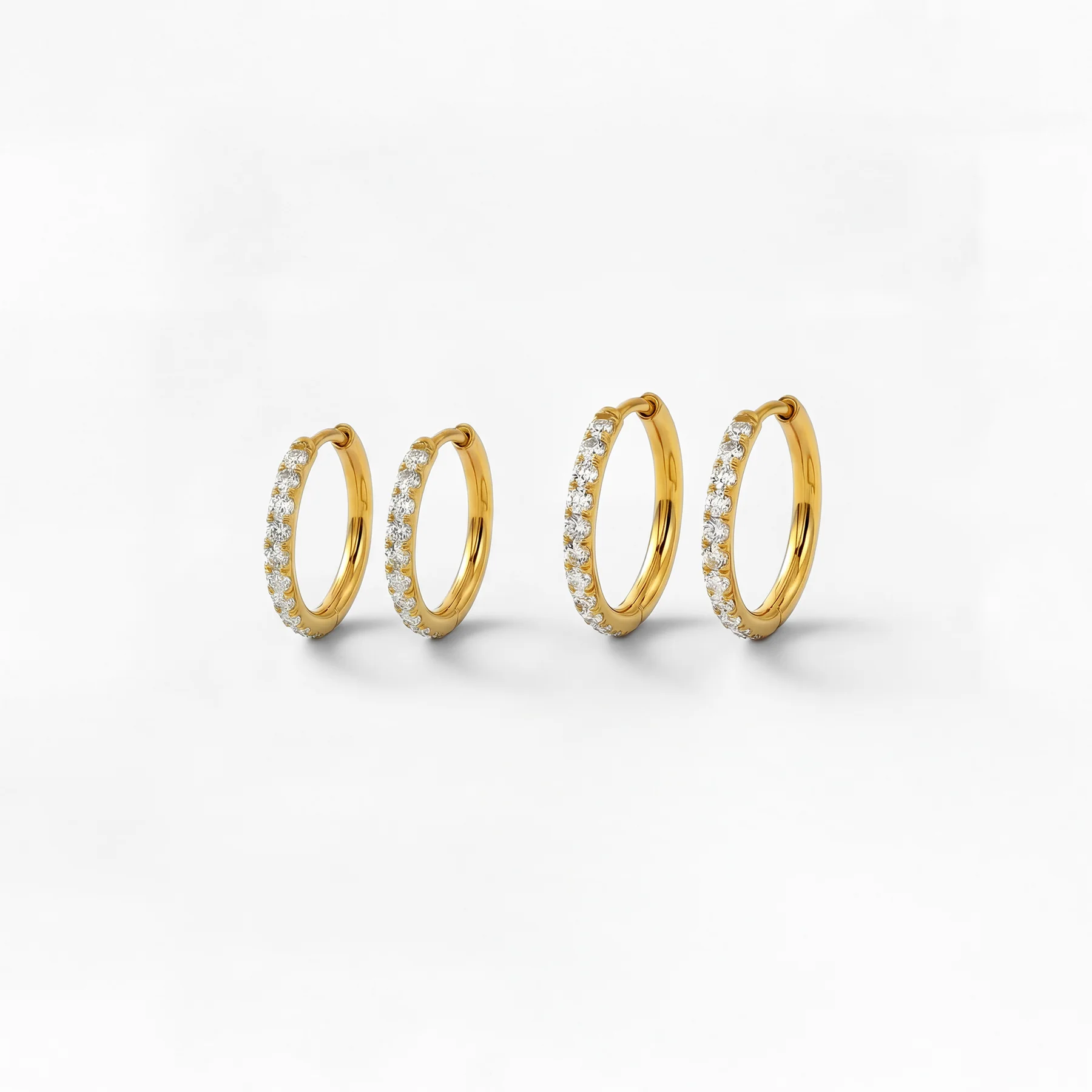 Kristal Dubbel set 10-14 mm
