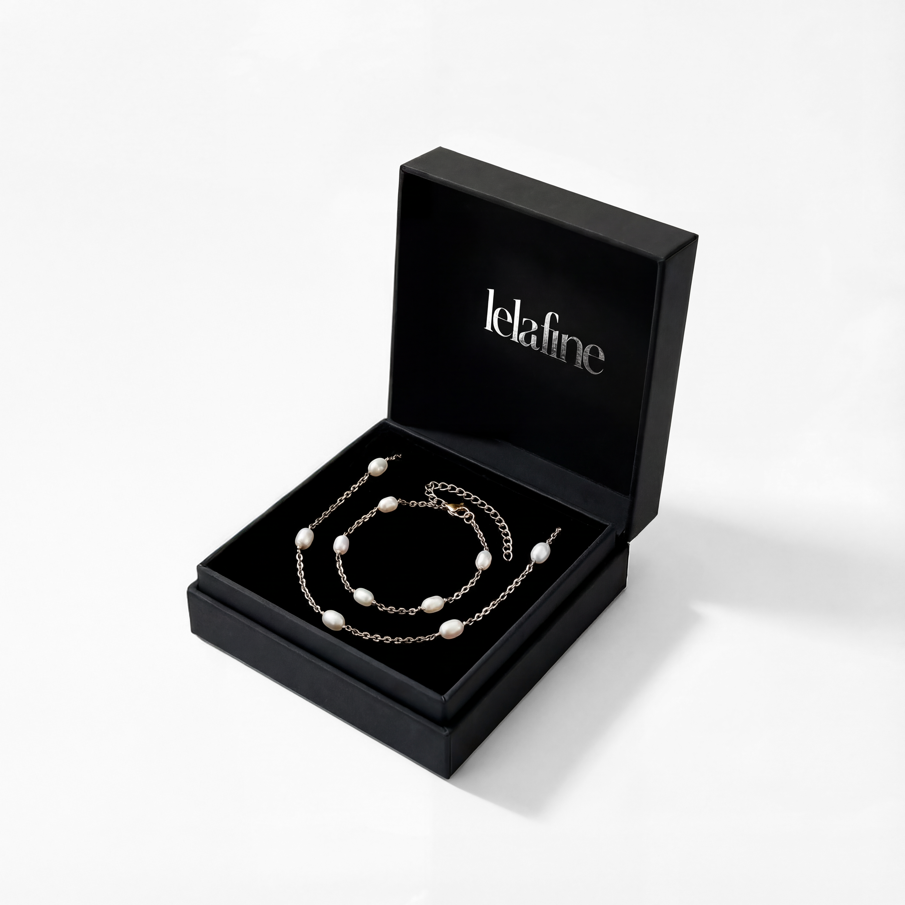 Dot Parelarmband Zilvergeplateerd