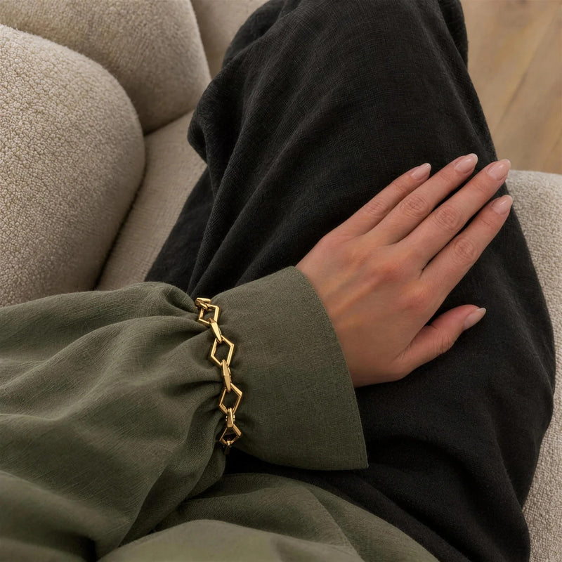 Chunky Armband Verguld