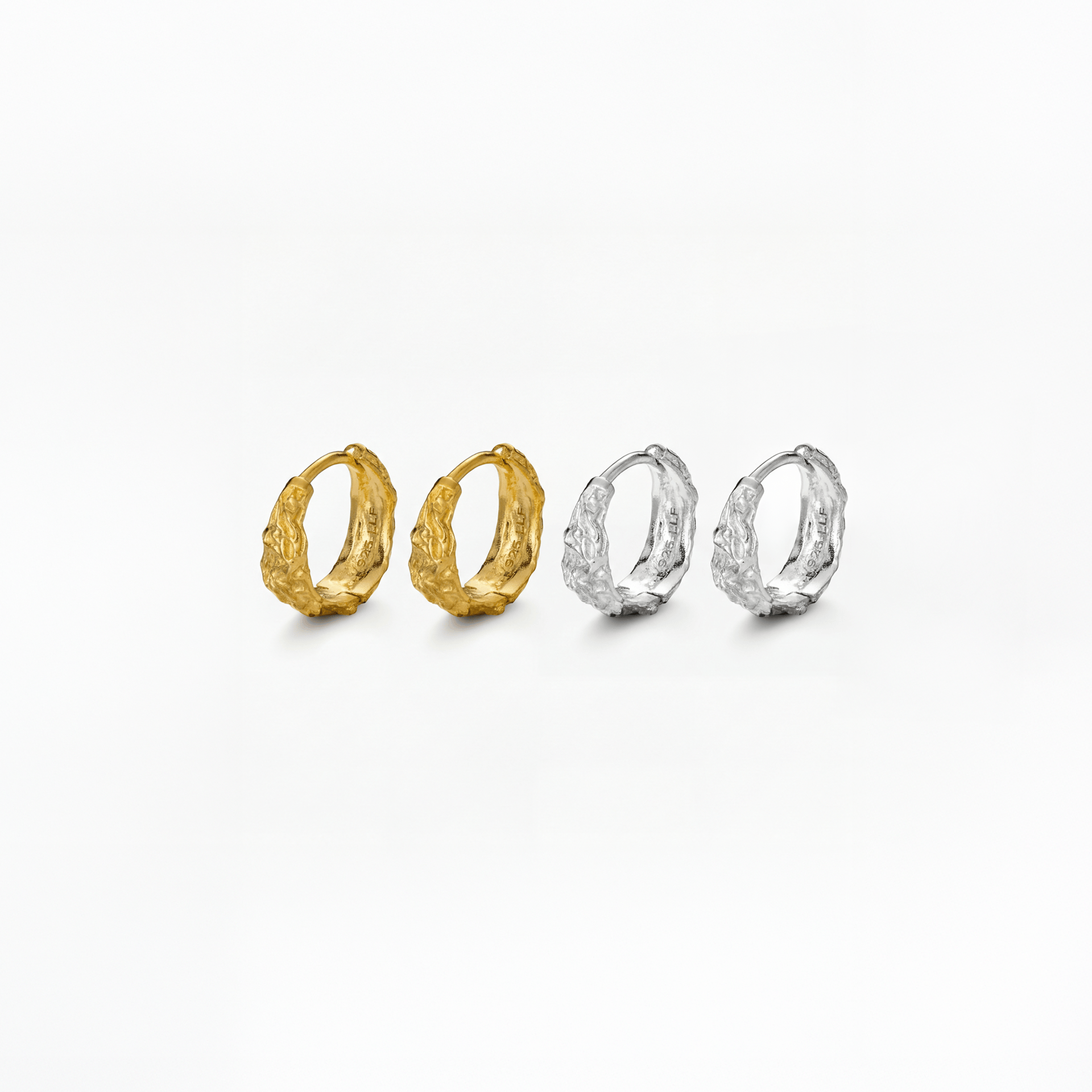 Gesmelt Hoop 12 mm Verguld