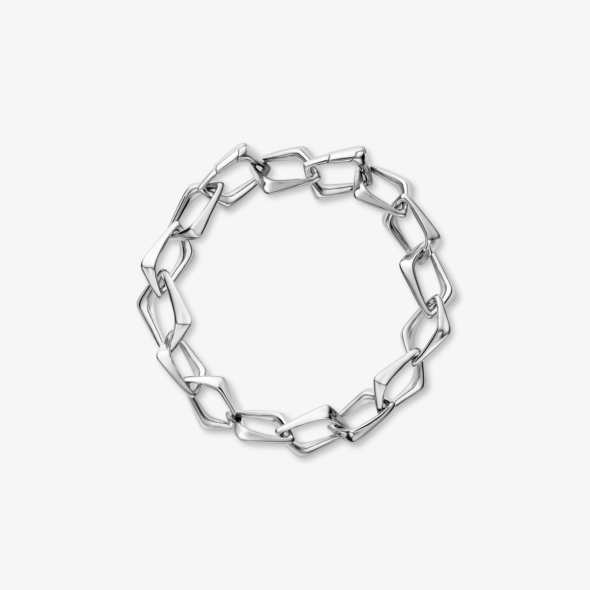 Chunky Armbånd Sølvbelagt