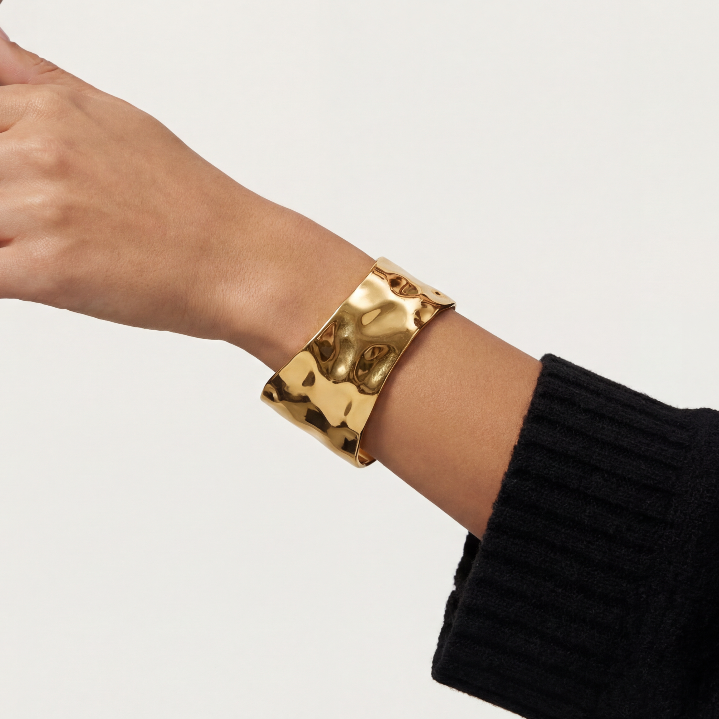 Chunky Bangle Verguld