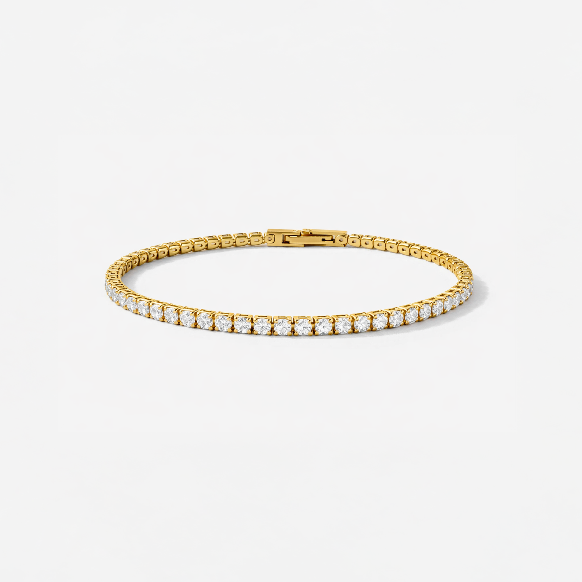 Kristal Tennisarmband 2 mm