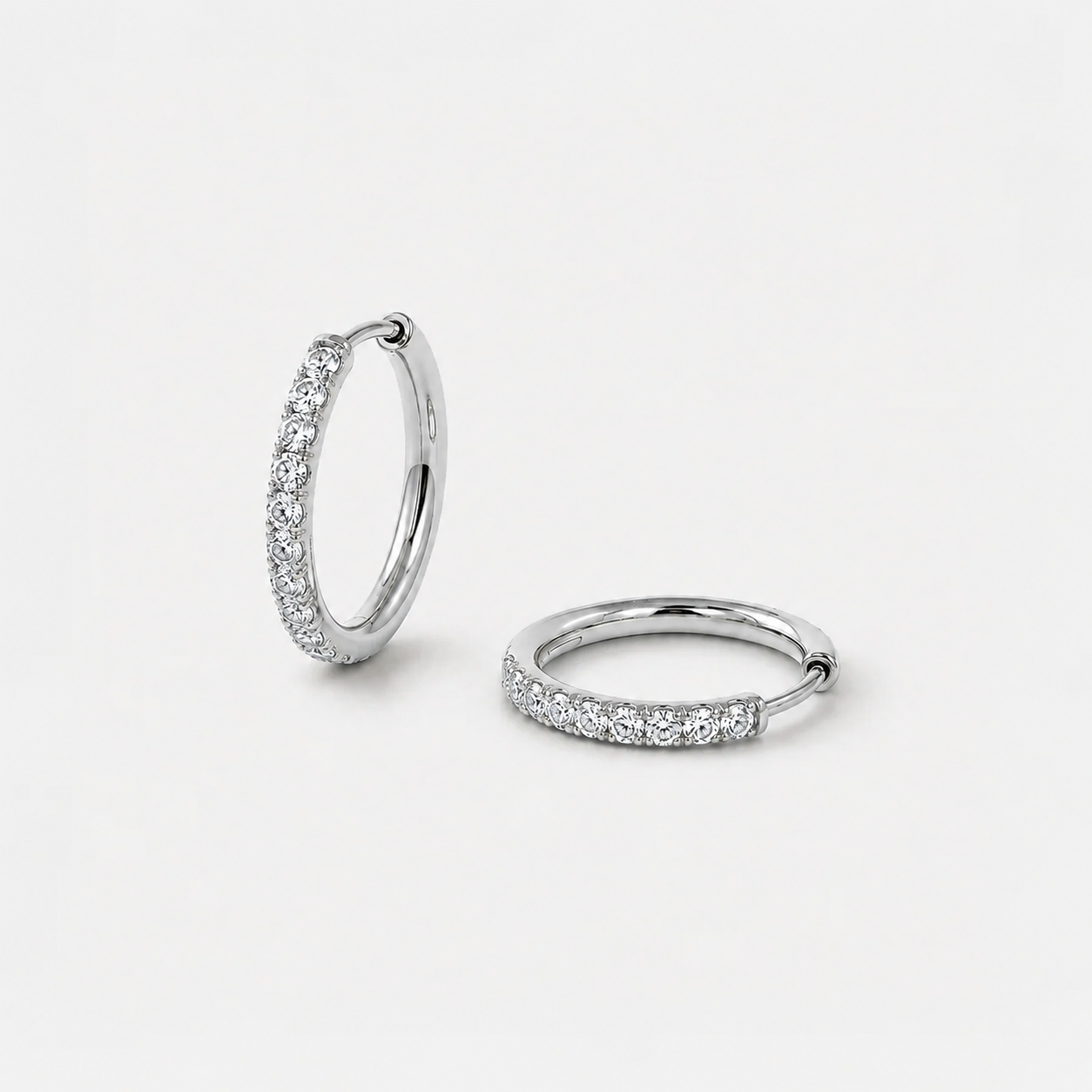 Kristallen Oorbellen 18K Goudgeplateerd 12mm