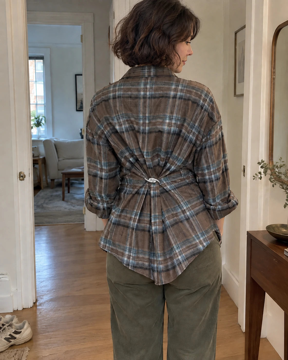 Mercury Broche Verzilverd — Tailleer je blouse